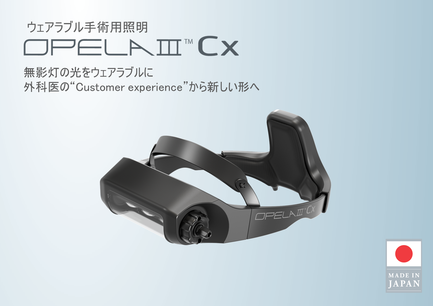 新商品のご紹介です！「ウェアラブル手術用照明OPELAⅢCx」 - 丸木医科